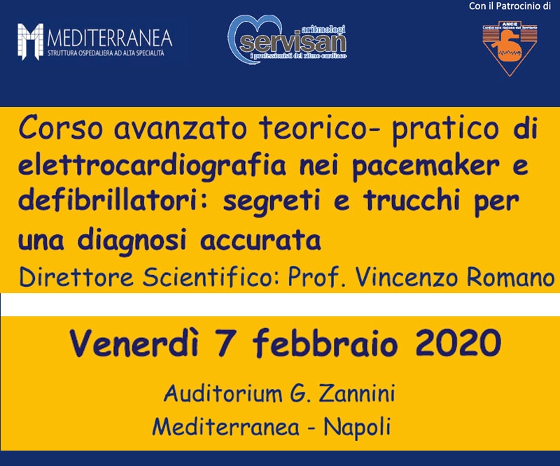 Corso avanzato teorico-pratico di elettrocardiografia nei pacemaker e defibrillatori: segreti e trucchi per una diagnosi accurata