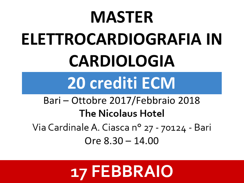 Master Elettrocardiografia in Cardiologia - Bari